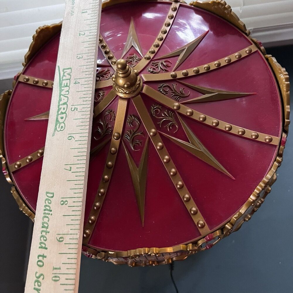 Mr. Christmas Triple Decker Carousel Musical Animated 2012 Vintage Work Read - Picture 12 of 14